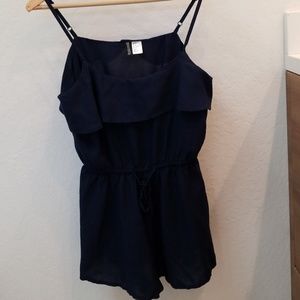 H&M navy blue romper size 8